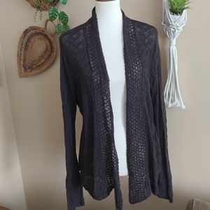 Eileen Fisher Italian Yarn Long Sleeve Cardigan XL